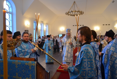 Всенощное бдение в канун Сретения Господня