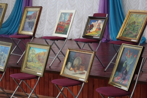 Встреча с художником Г.К. Комаровым