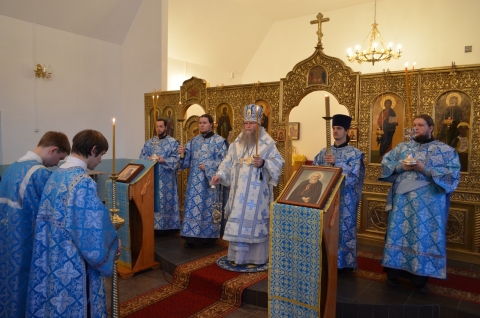 Всенощное бдение в канун Сретения Господня